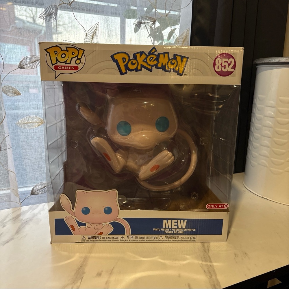 Funko POP! Games Pokemon Mew Jumbo #852 Target Exclusive Vinyl Figure